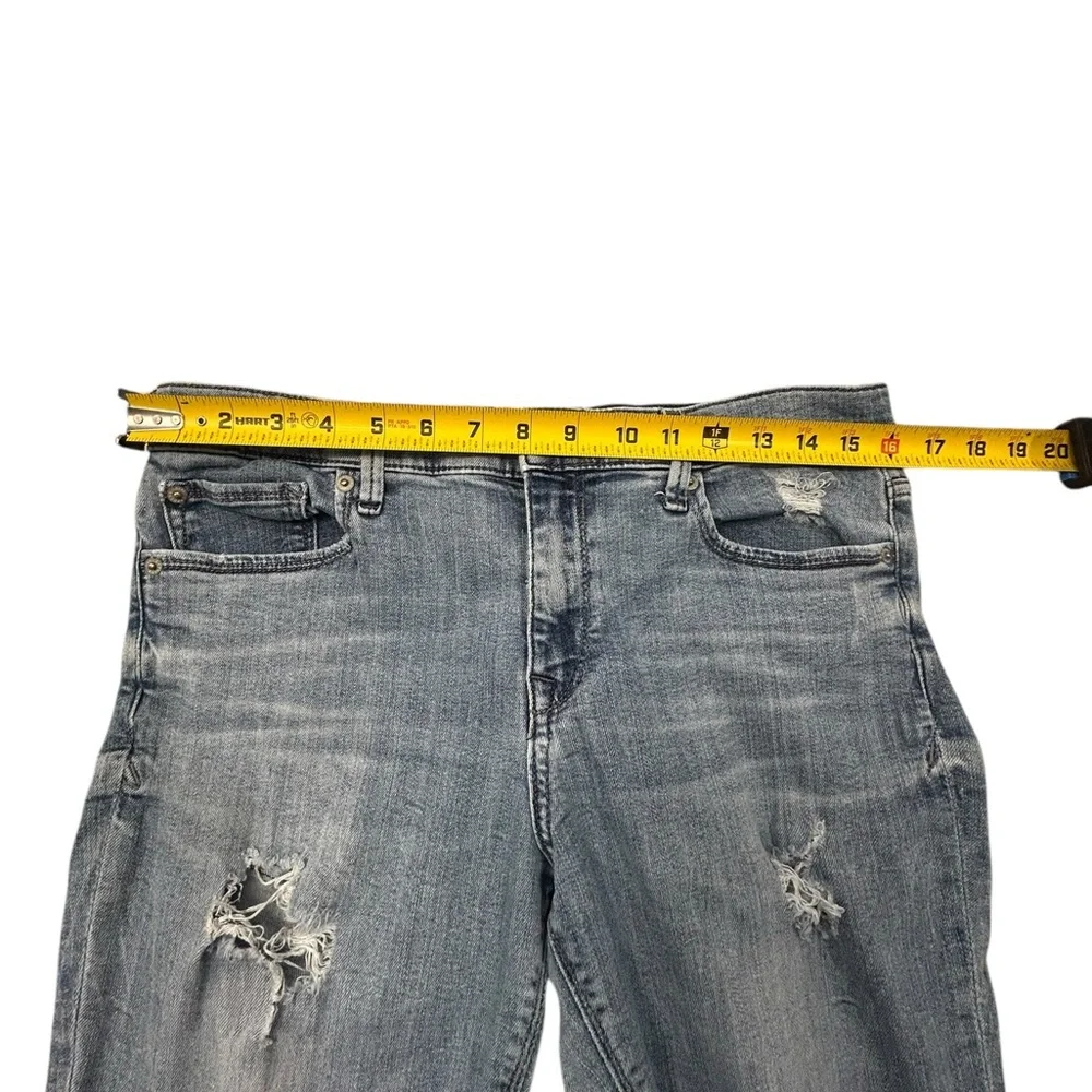 Express Repreve Women’s‎ Distressed Mid Rise Ankle Legging Jeans 10R